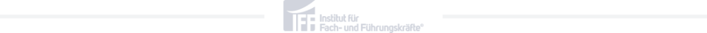 Horizontales Logo mit einem stilisierten Buchstaben P und dem Text Institut PasteurPhytoLogic in Schwarz, zentriert zwischen zwei dünnen grauen horizontalen Linien auf weißem Hintergrund, mit einem IFF-Anmeldemotiv. IFF Akademie - kaufmännische Weiterbildung